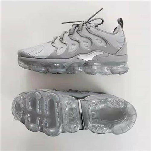 technodrive zapatillas deportivas grises de mujer, con suela de aire transparente y detalles plateados, estilo casual de verano.
